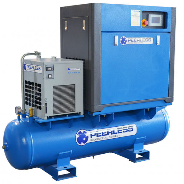 20HP VARIABLE SPEED ROTARY SCREW COMPRESSOR - 2200LPM @ 8BAR