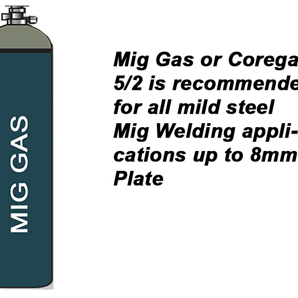 TRADE N GO GAS MIG  E 4.9M3 RE/FILL