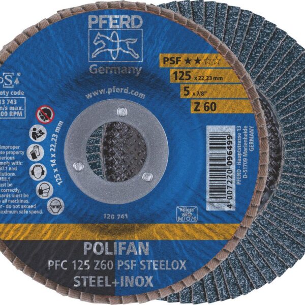 DISC FLAP (CONICAL) - Z60 GRIT 125MM