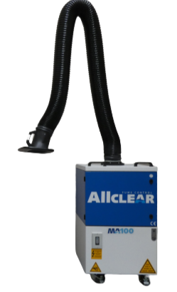 FUME FILTER UNIT ALLCLEAR MA100 1PH/240V 3MTR ARM
