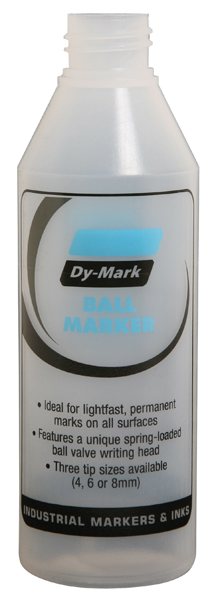 DYMARK BALLMARKER BOTTLE (ONLY) 125ML - NO TIP