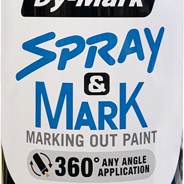 DYMARK PAINT SPRAY MINE MARKING VERTICALWHITE 350G