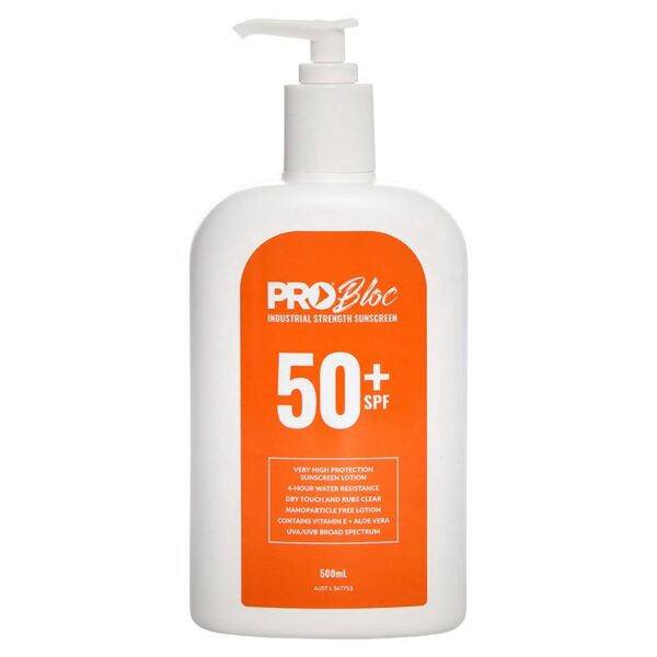 PRO CHOICE SUNSCREEN 500ML BOTTLE SPF 50+