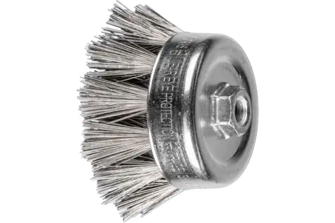 PFERD BRUSH CUP TBG 65MM M14 M10 TWIST KNOT WIRE BRUSH