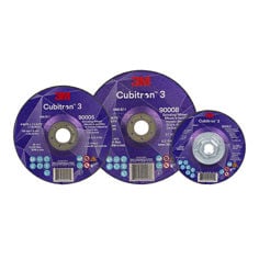 3M CUBITRON 3 DEPRESSED CENTRE GRINDING DISC 180MM X 7MM 20 PACK