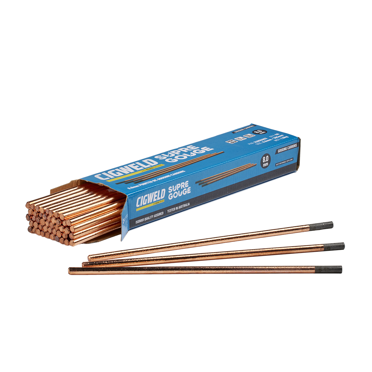 CIGWELD ROD CARBON SUPRE GOUGING CUTSKILL DC 6.5MM (50)