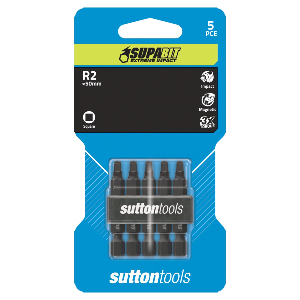 SUTTOO SUTTON BIT SCREWDRIVER IMPACT 2PK - DURABLE HAND TOOLS