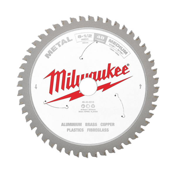 MILWAUKEE 165MM 48T METAL CIRCULAR SAW BLADE