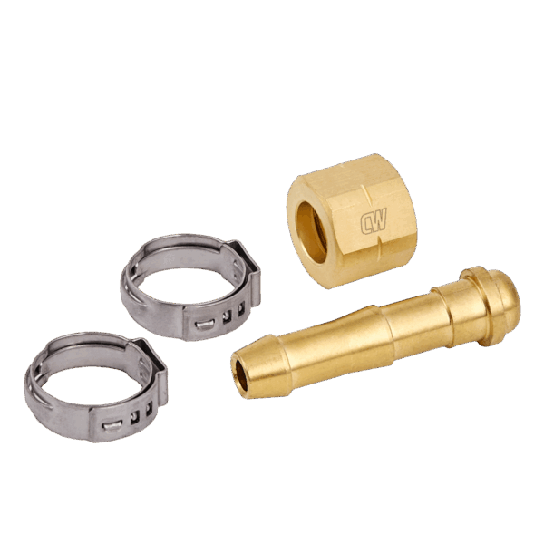 CIGWELD HOSE CONNECTION KIT (10MM) CRIMP TYPE 5/8"-18 UNF LH