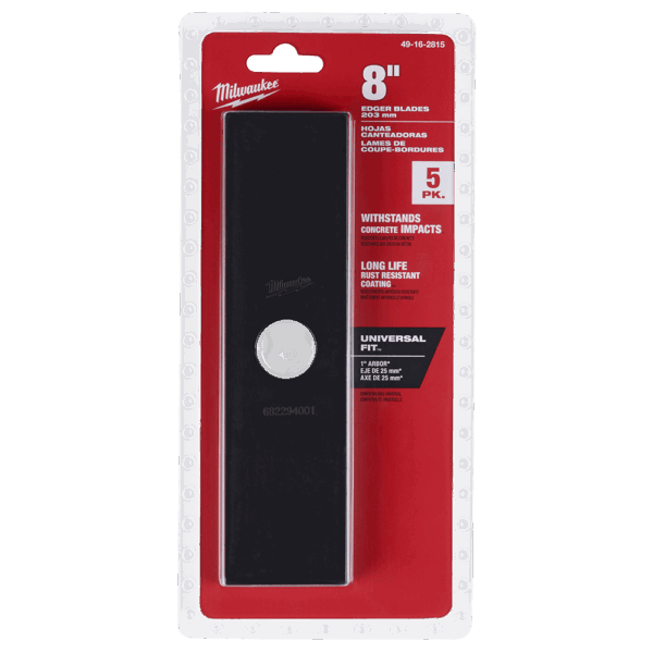 MILWAUKEE EDGER BLADE 5 PACK FOR DURABLE LAWN AND GARDEN CARE