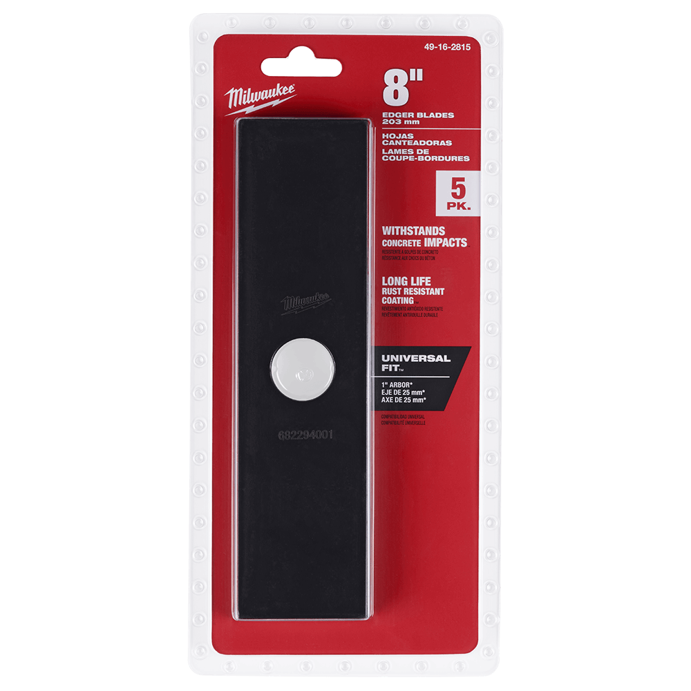 MILWAUKEE EDGER BLADE 5 PACK FOR DURABLE LAWN AND GARDEN CARE