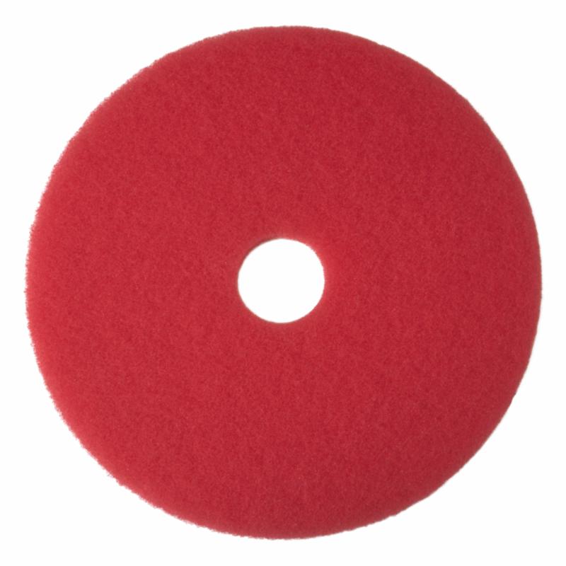 3M RED BUFFING PAD 5100PLG 16 INCH FOR INDUSTRIAL POLISHING