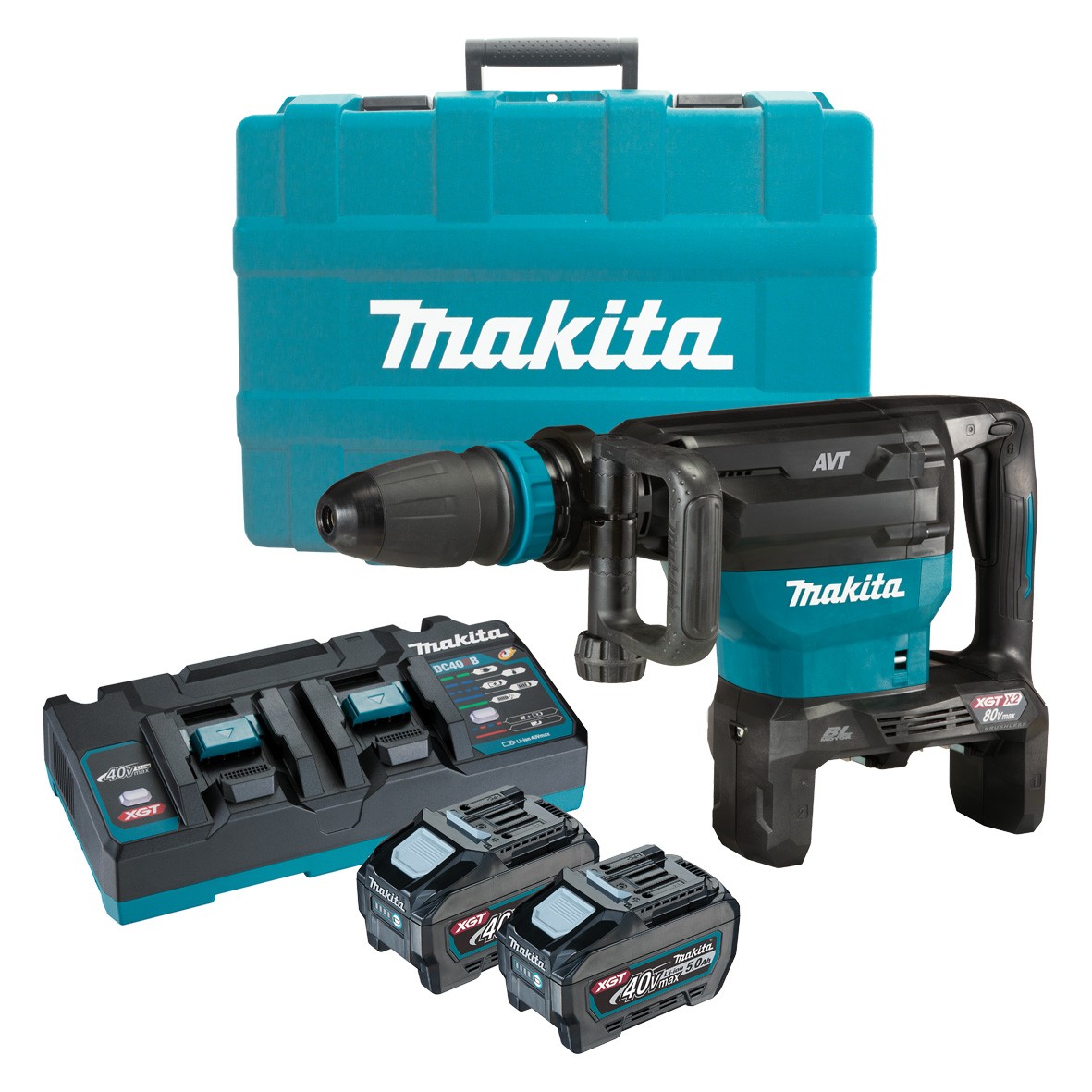 MAKITA 80V MAX (40VX2) BRUSHLESS SDS MAX DEMOLITION HAMMER KIT