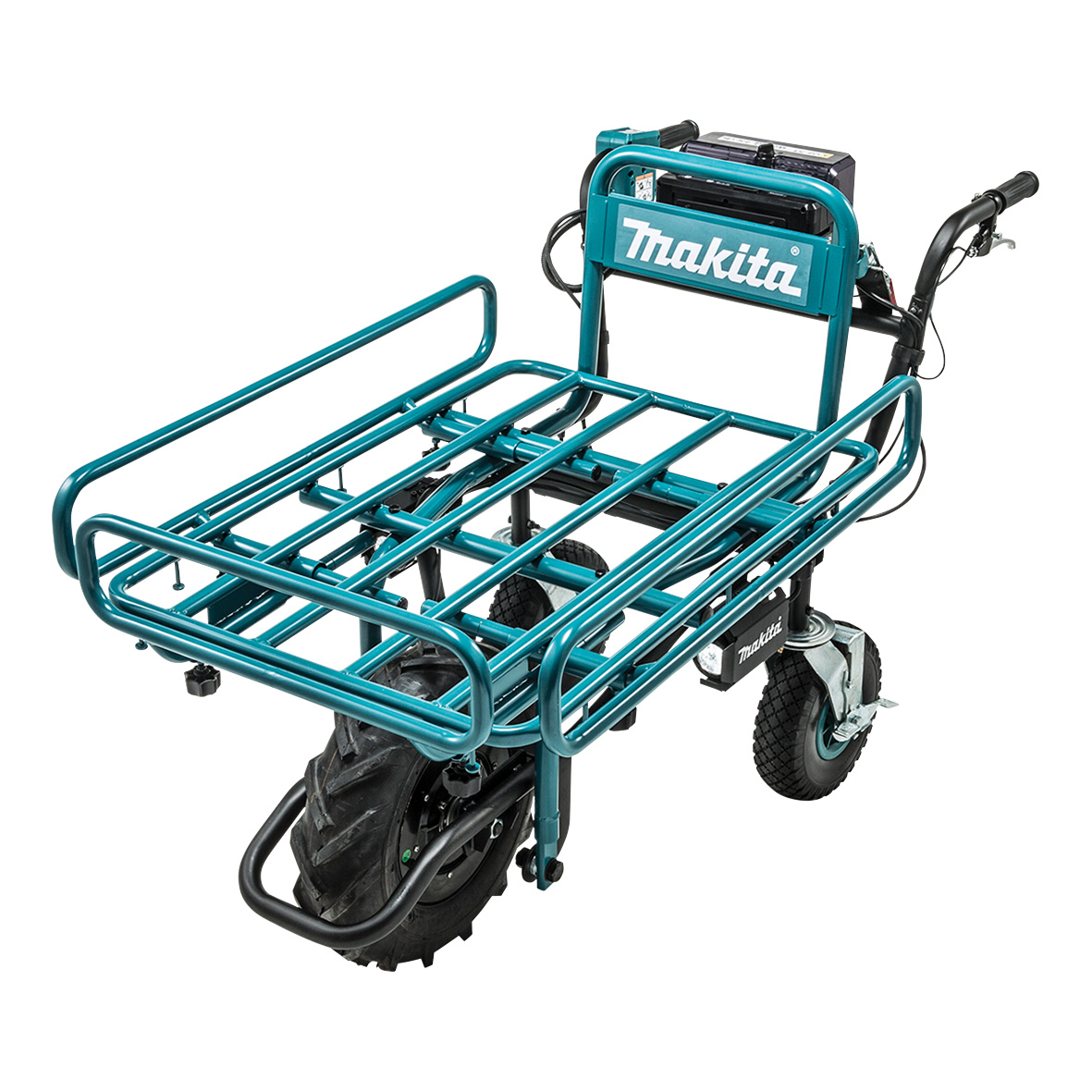 MAKITA 18V BRUSHLESS WHEELBARROW WITH DURABLE PIPE FRAME