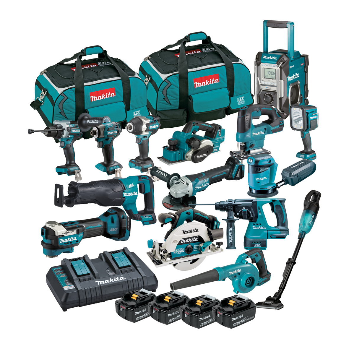 MAKITA 18V MAKITA BRUSHLESS PLUNGE CUT SAW COMBO KIT WITH TRACK SAW