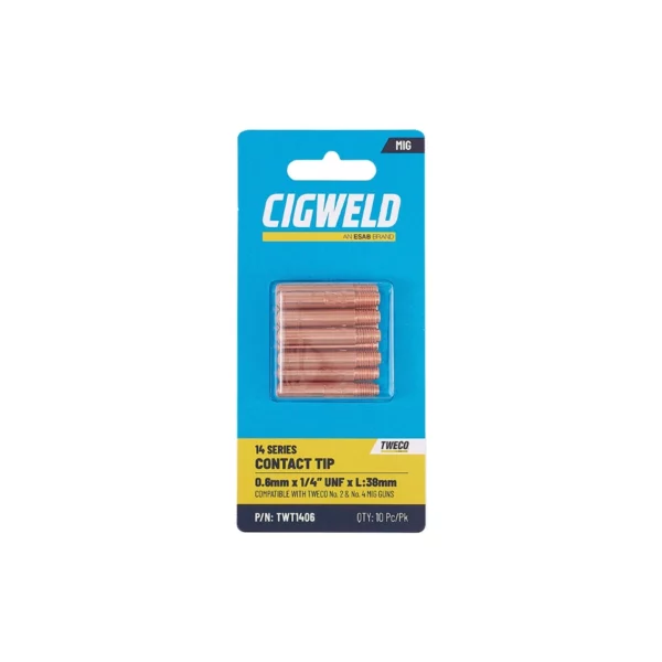 CIGWELD CONTACT TIP 2MM (5/64 INCH) FOR MIG WELDING CONSUMABLES