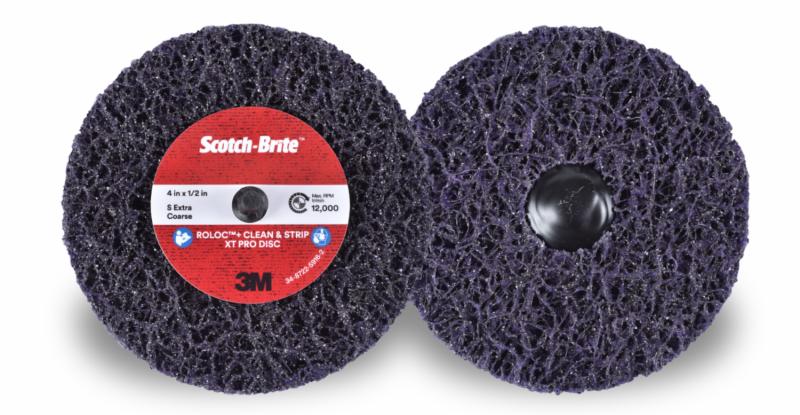 3M SCOTCH-BRITE ROLOC BRISTLE DISC RD-ZB 80 TR YELLOW 50X16MM ABRASIVE