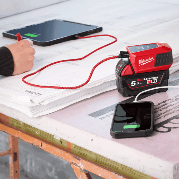 MILWAUKEE M18 TOP OFF BIDIRECT 100W CHARGER HIGH POWER BATTERY CHARGER