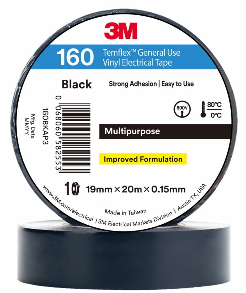 3M VYNYL ELECTRICAL TAPE RED 19MM X 20M X 0.15MM