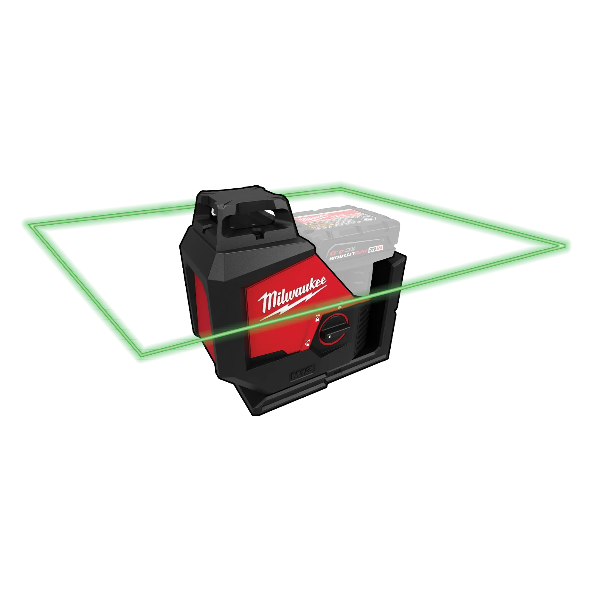 MILWAUKEE M12 GREEN 360 SINGLE PLANE LASER TOOL ONLY FOR PRECISION