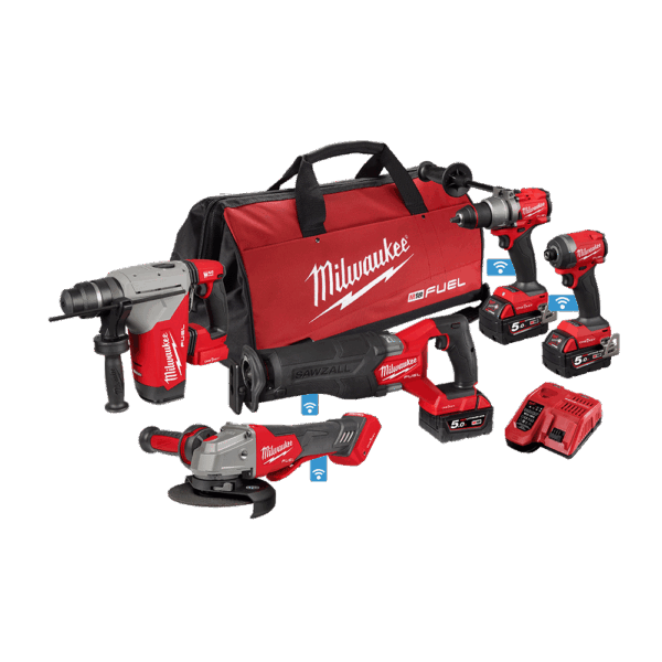 MILWAUKEE M18 FUEL ONE-KEY 5-PIECE POWER PACK 5A3