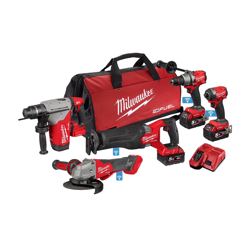 MILWAUKEE M18 FUEL ONE-KEY 5-PIECE POWER PACK 5A3