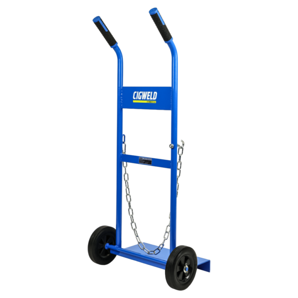 CIGWELD GAS CADDY SINGLE G SIZE CYLINDER TROLLEY