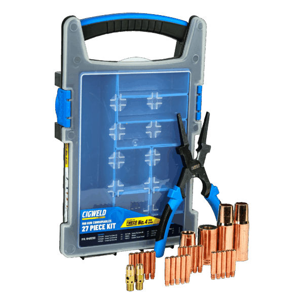 CIGWELD MIG FRONT END KIT TWE 4 27 PIECE KIT WELDING ACCESSORIES