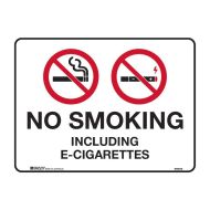 BRADY NO SMOKING 300X450 MTL SAFETY SIGN FOR INDUSTRIAL USE
