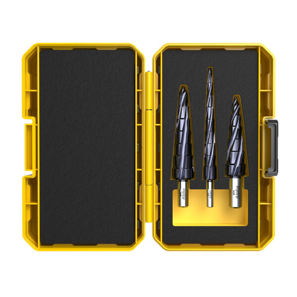 ALPHA ONSITE PLUS 3PC STEP CUTTER TUFFBOX DRILL KIT