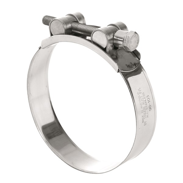 TRIDON CLAMP T-BOLT FULL STAINLESS STEEL 32-35MM PACK OF 10