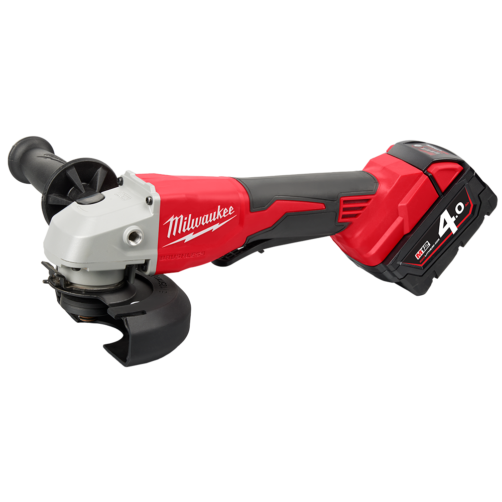MILWAUKEE M18 BRUSHLESS 125MM ANGLE GRINDER WITH DEADMAN PADDLE