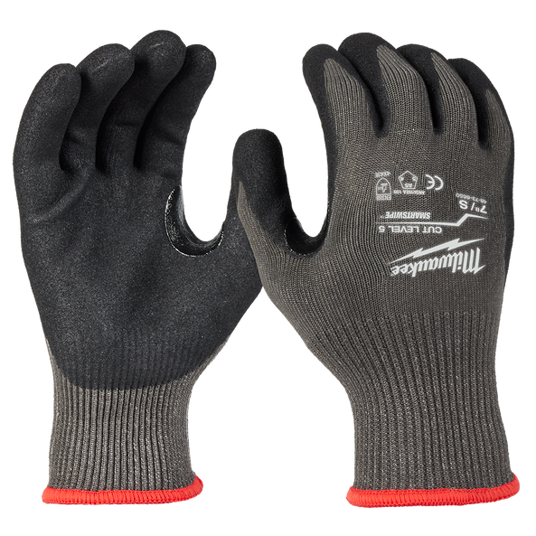 MILWAUKEE CUT 5E NITRILE DIPPED GLOVES