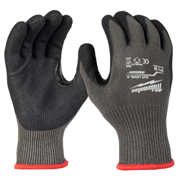MILWAUKEE CUT 5E NITRILE DIPPED GLOVES