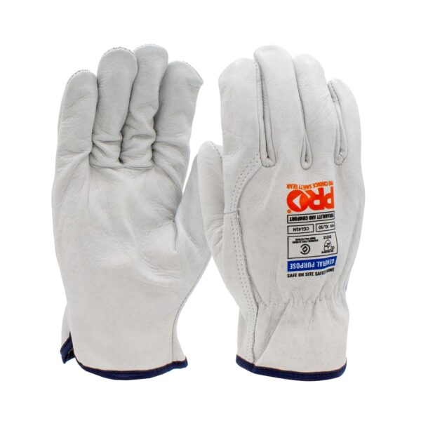 PRO CHOICE GLOVE RIGGER COWHIDE NATURAL