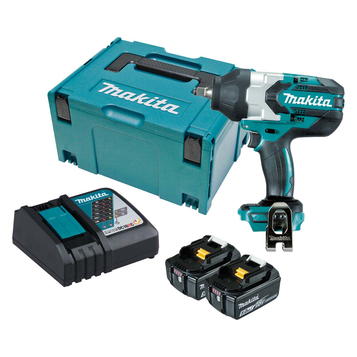 MAKITA 18V MAKITA CORDLESS BRUSHLESS 3/4" IMPACT WRENCH COMBO KIT